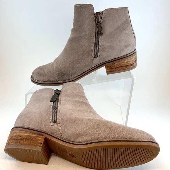 Blondo Suede Liam Waterproof Booties Ankle Boots - Picture 4 of 12